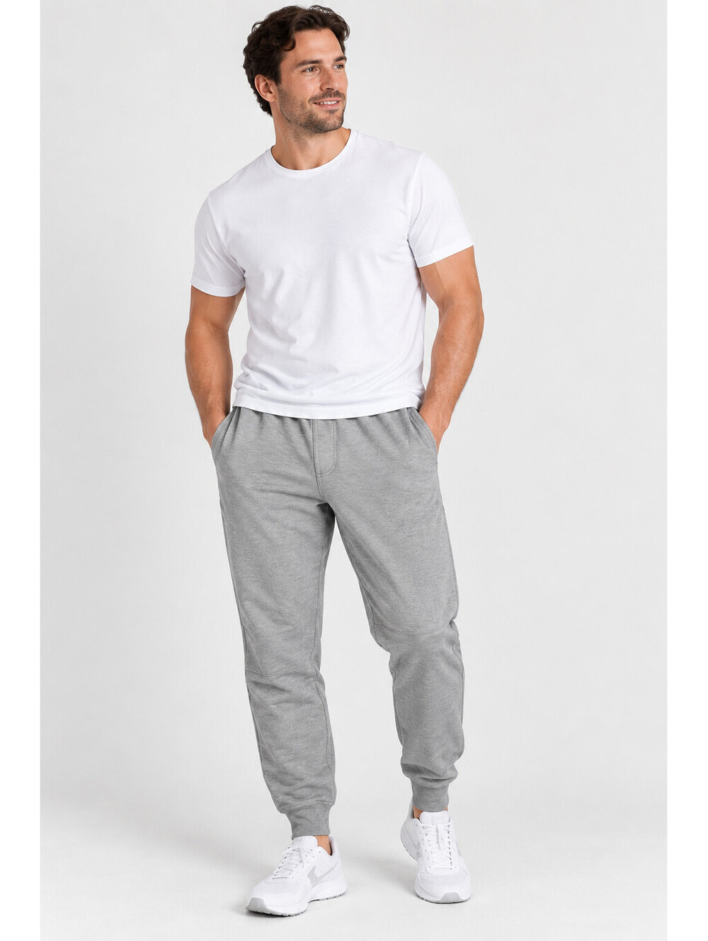 Rhone Mens XL Gray Performance Jogger Pants Stretch Athletic Zip Pocket
